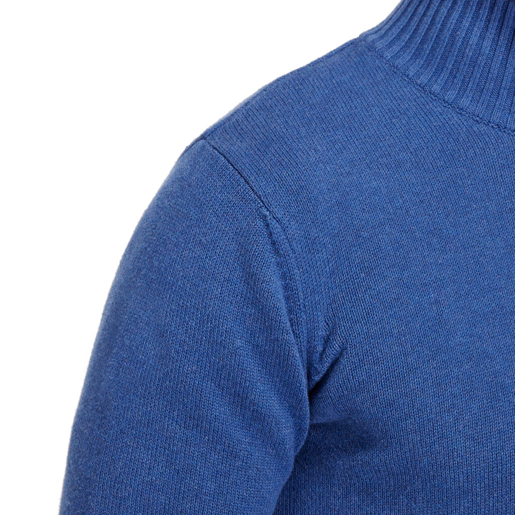 540 Men's Golf Sweater - Heather Blue