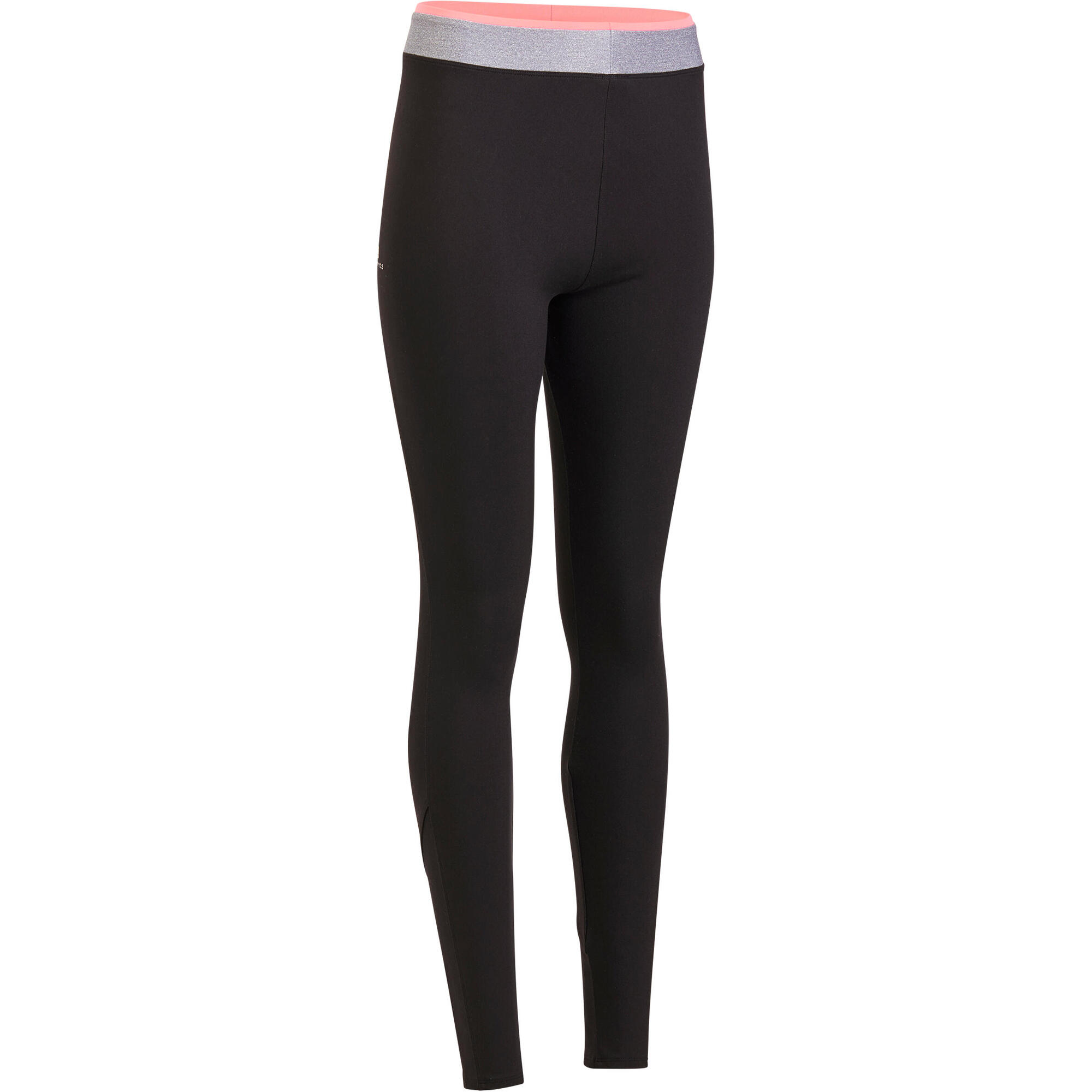 100 Women's Cardio Fitness Leggings Black Domyos by Decathlon