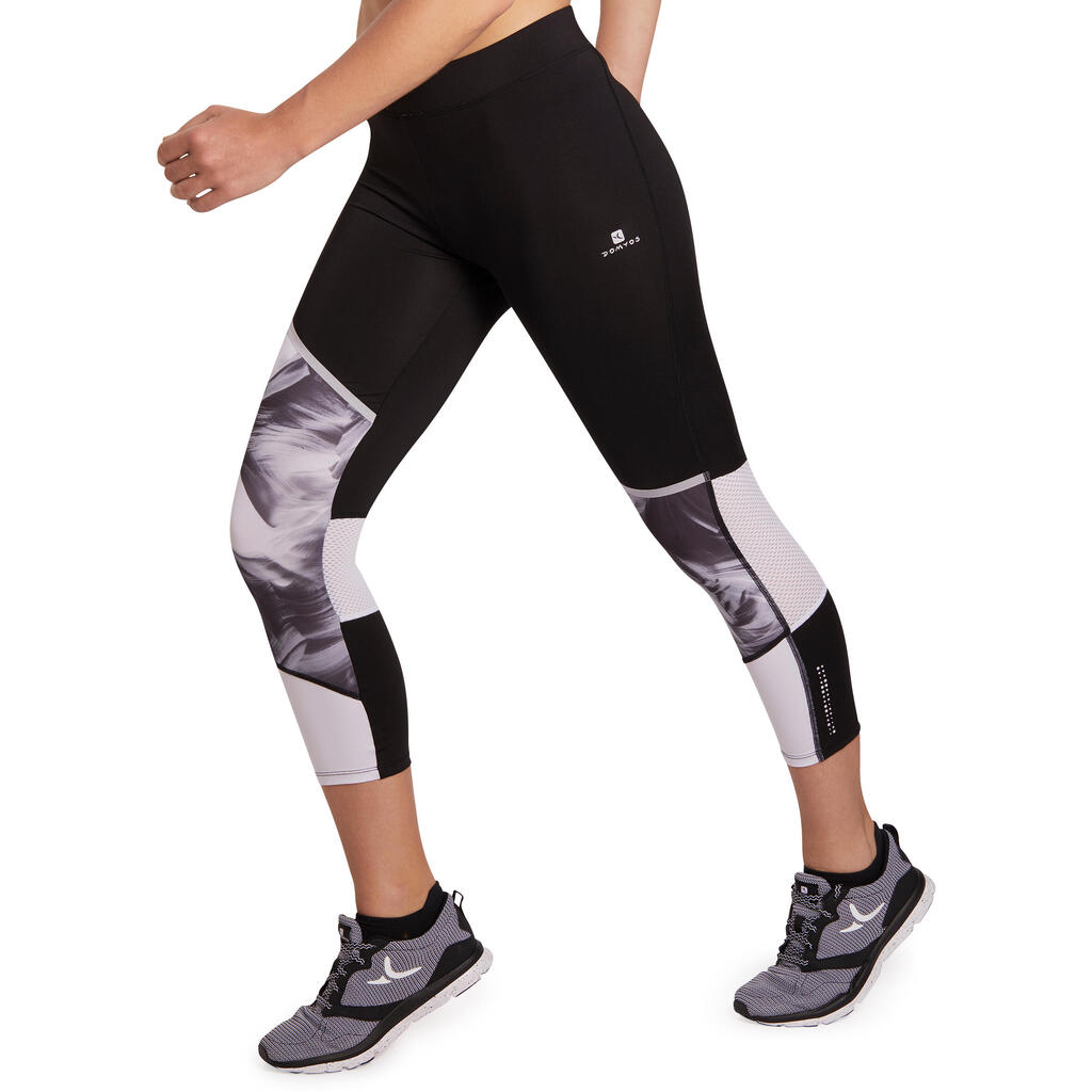 7/8-Leggings Energy Xtrem Fitness Power Damen Print lila