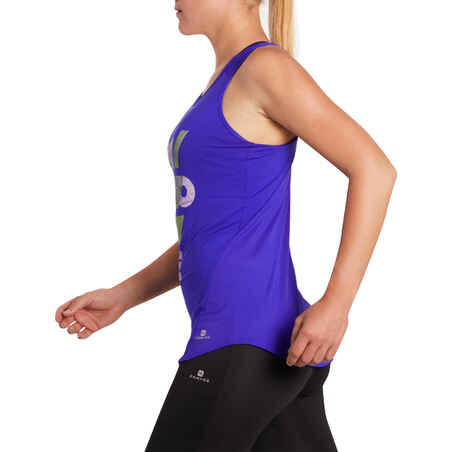 Energy Women's Cardio Fitness Tank Top - Dark Blue