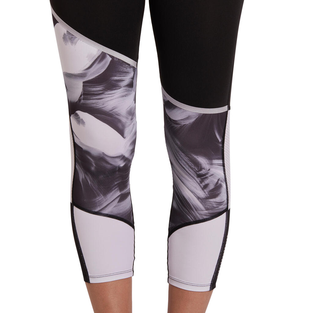 7/8-Leggings Energy Xtrem Fitness Power Damen Print lila