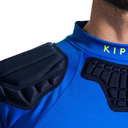 R500 Adult Rugby Shoulder Pads - Blue