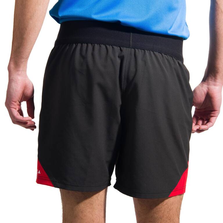 Men's Rugby Shorts R500 - Black/Red