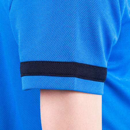 Дитяча футболка R100 для регбі - Синя