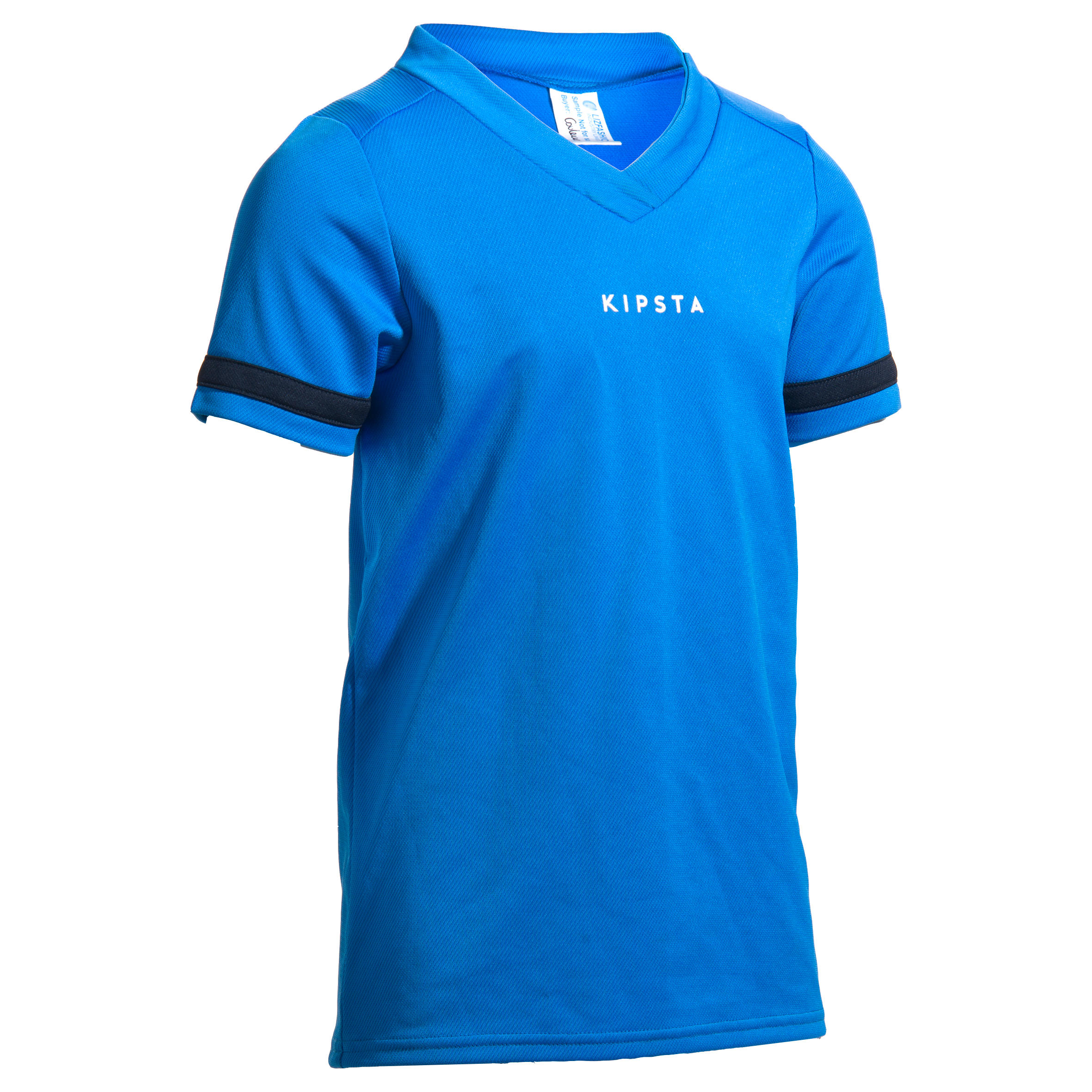 Camiseta de rugby niños Full H 100 azul