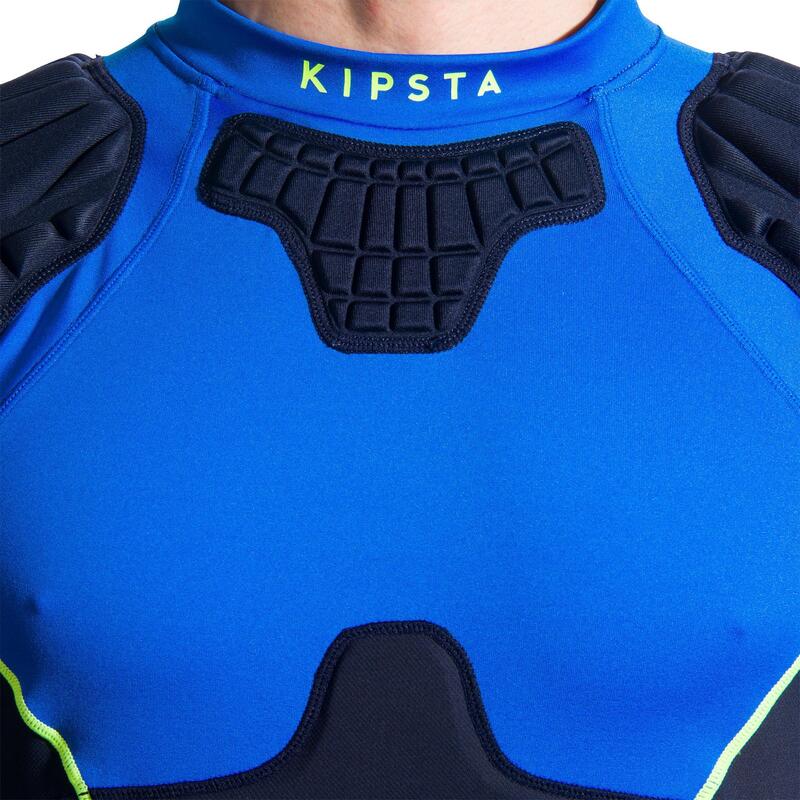 R500 Adult Rugby Shoulder Pads - Blue