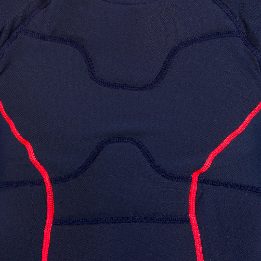 Epaulière de rugby 100 junior  bleu
