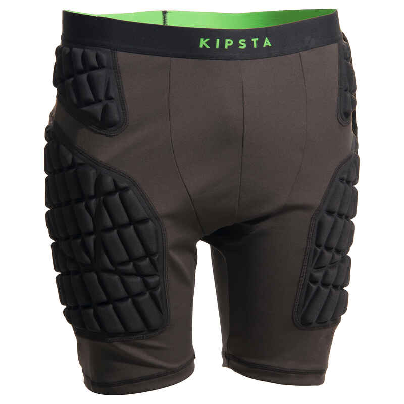 Protective Adult Rugby Undershorts - Grey / Green
