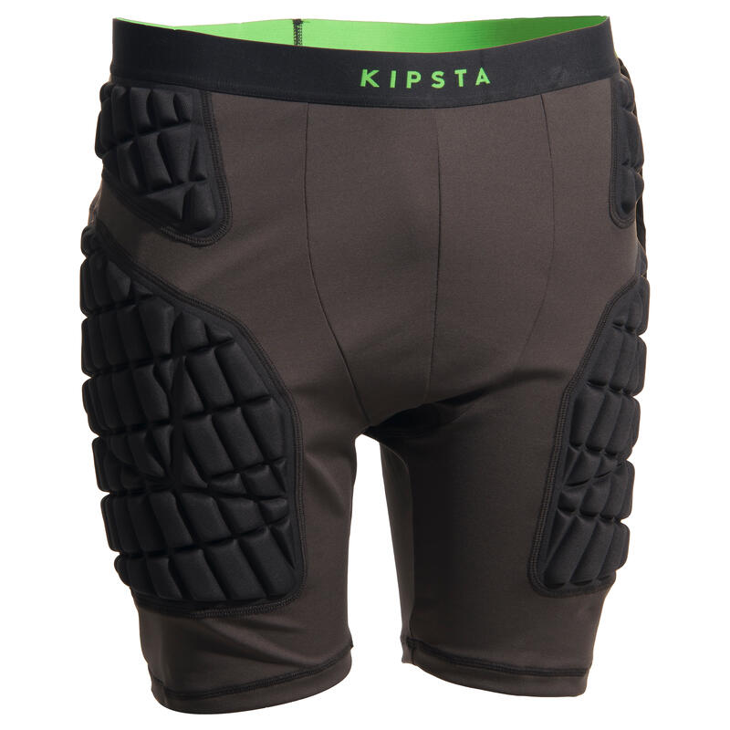 Sous short de protection rugby adulte gris vert