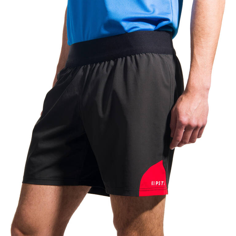 Men's Rugby Shorts R500 - Black/Red