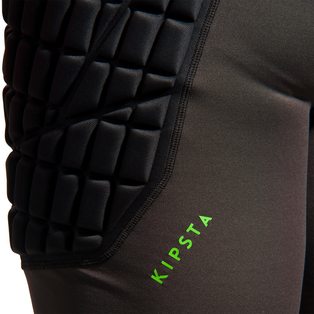 Sous short de protection rugby adulte gris vert