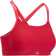 Women's Cardio Fitness Sports Bra 100 - Pink