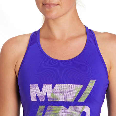 Energy Women's Cardio Fitness Tank Top - Dark Blue