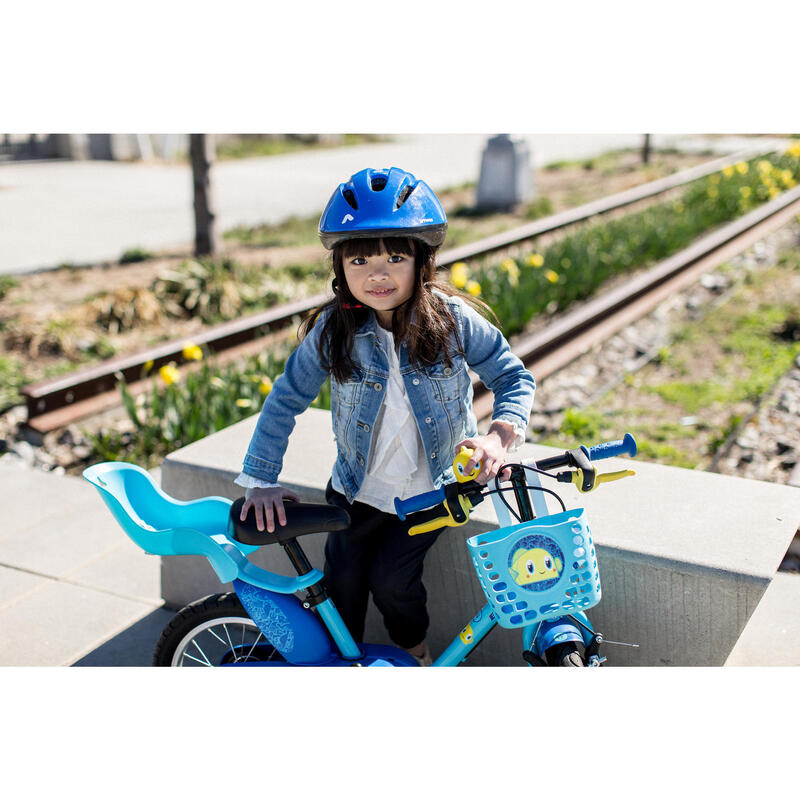 兒童自行車置物籃 - 藍色