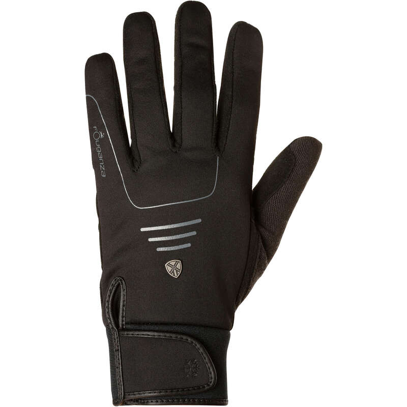 COLD WEATHER RIDING AD. GLOVES SOCKS - Perf Warm Gloves - Black FOUGANZA