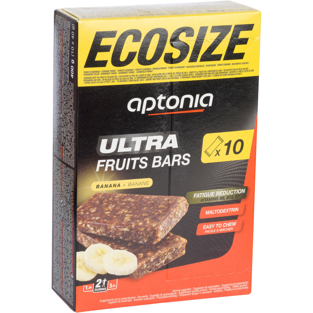 Energijske ploščice Ultra, ekonomično pakiranje 10 x 40 g - banana 