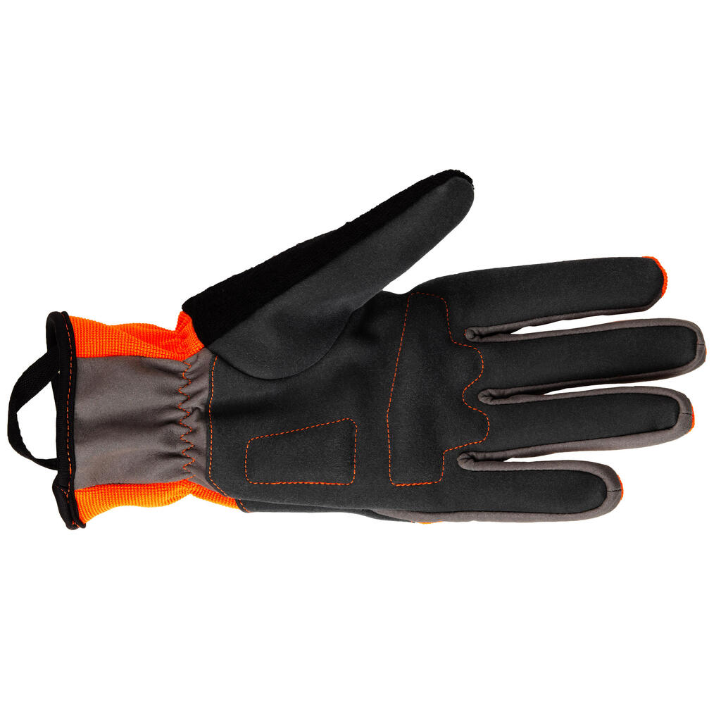 Poľovnícke rukavice Supertrack 100 V2 oranžové