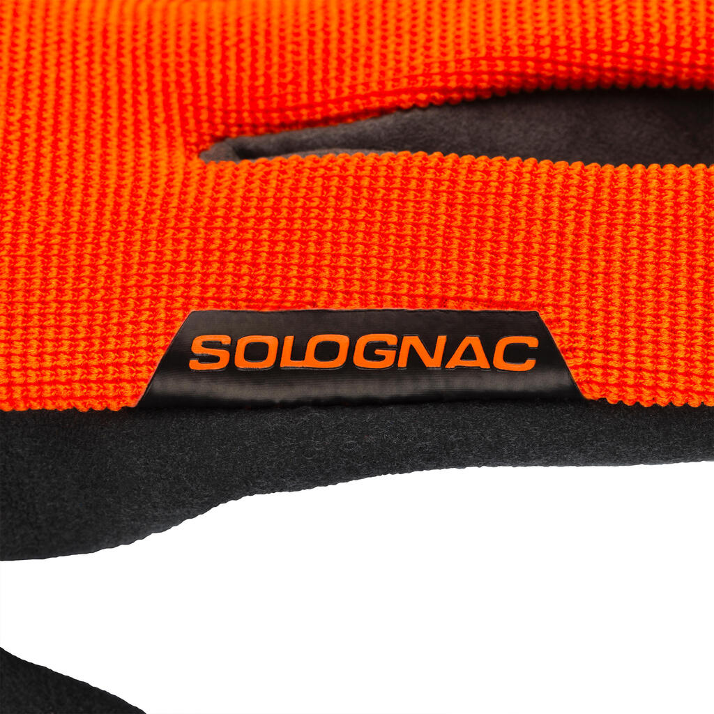 Poľovnícke rukavice Supertrack 100 V2 oranžové