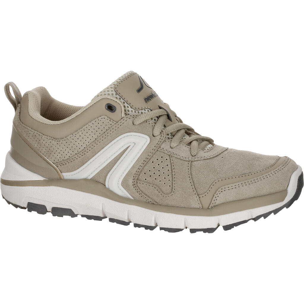 HW 540 Women's Leather Fitness Walking Shoes - Beige