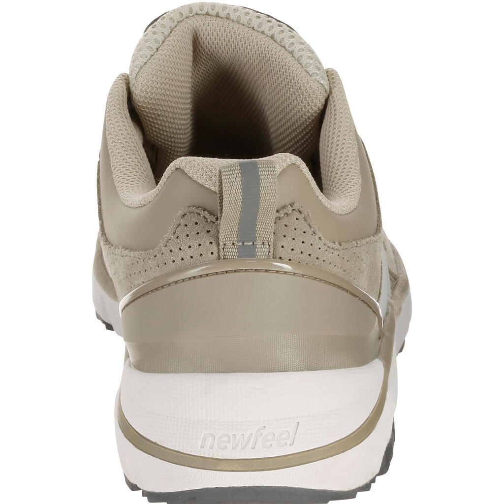 HW 540 Women's Leather Fitness Walking Shoes - Beige