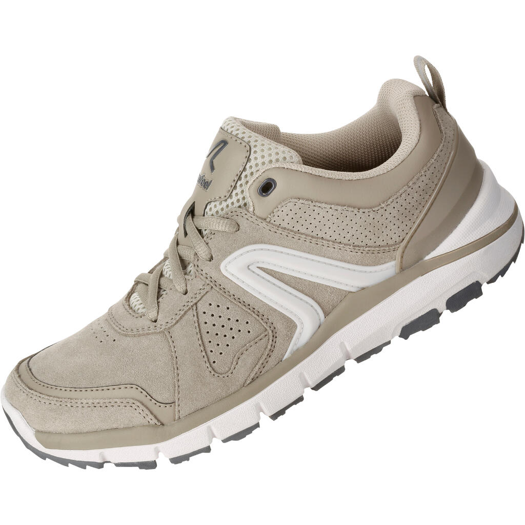 HW 540 Women's Leather Fitness Walking Shoes - Beige