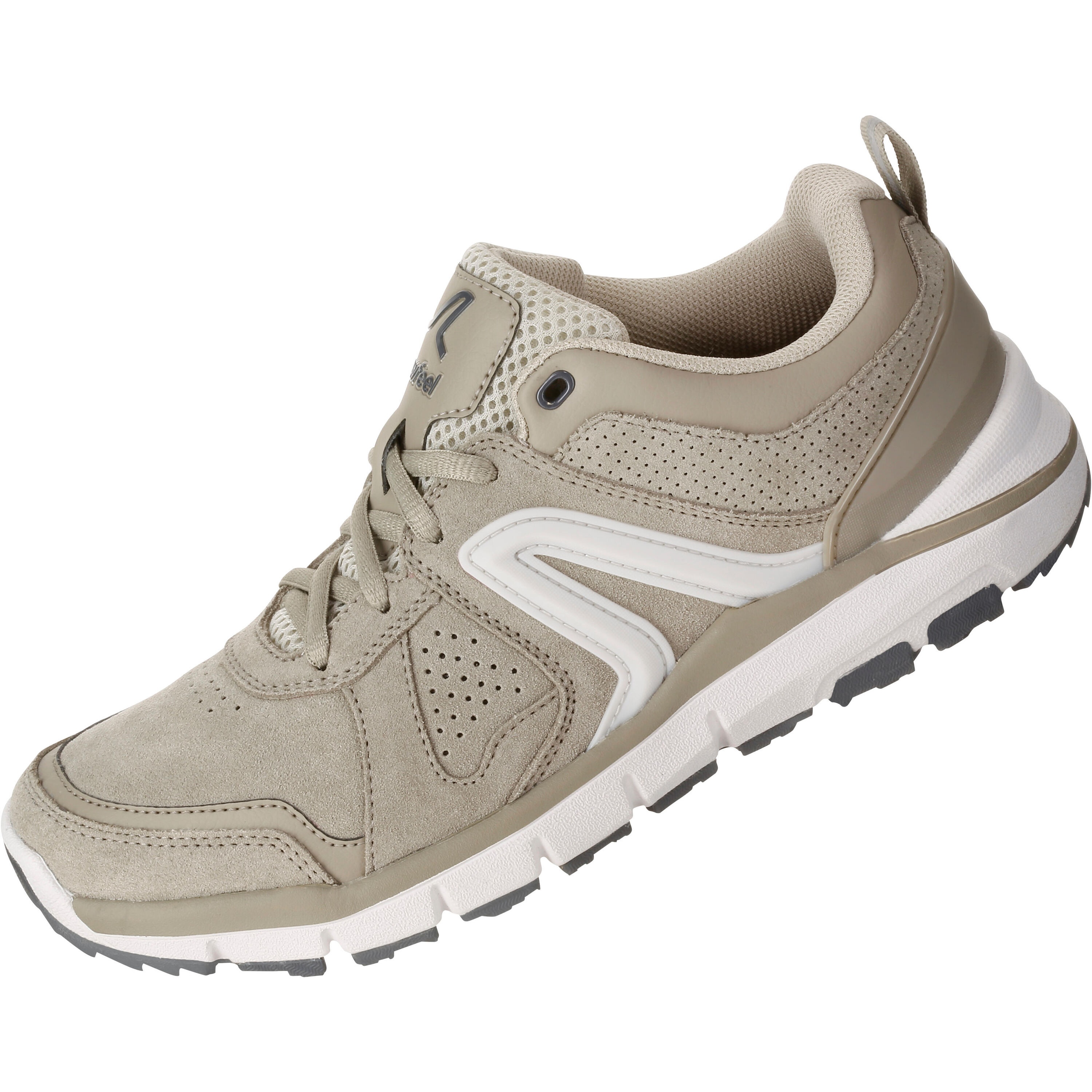 NEWFEEL HW 540 Women's Leather Fitness Walking Shoes - Beige