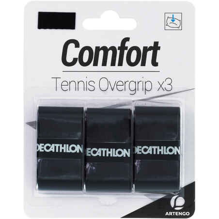 Comfort Tennis Overgrip Tri-Pack - Black