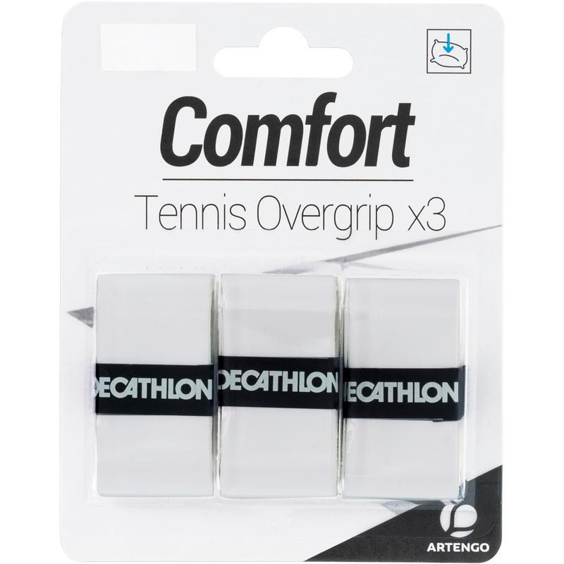 Comfort Tennis Overgrip 3-Pack - White Comfort Tennis Overgrip 3-Pack - White