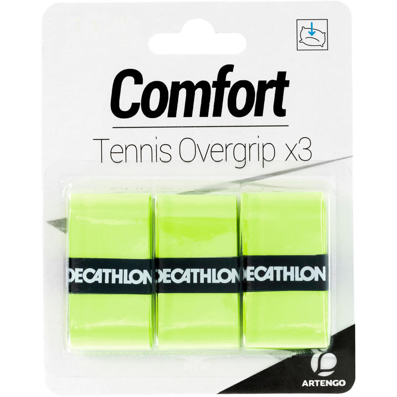 OVERGRIP DE TENIS CONFORT AMARILLO PACK DE 3 OVERGRIP DE TENIS CONFORT AMARILLO PACK DE 3
