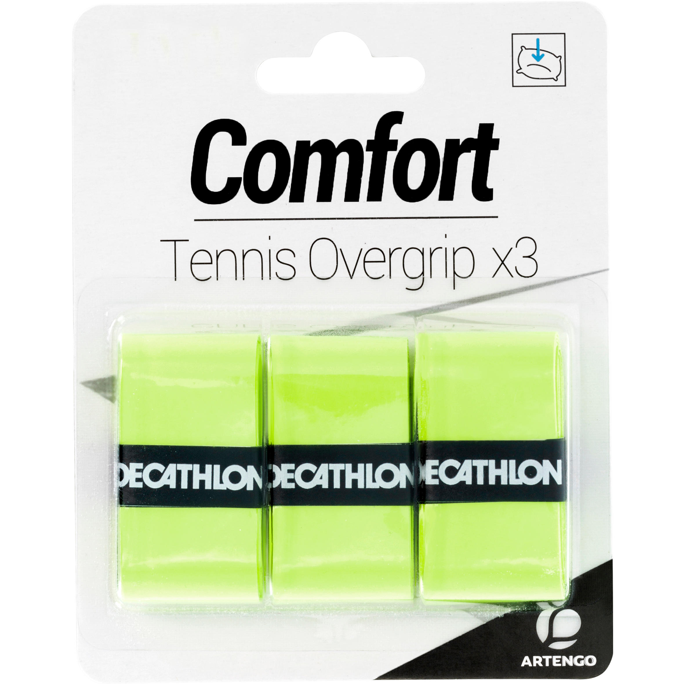Tennis Comfort Overgrip Tri-Pack - Yellow