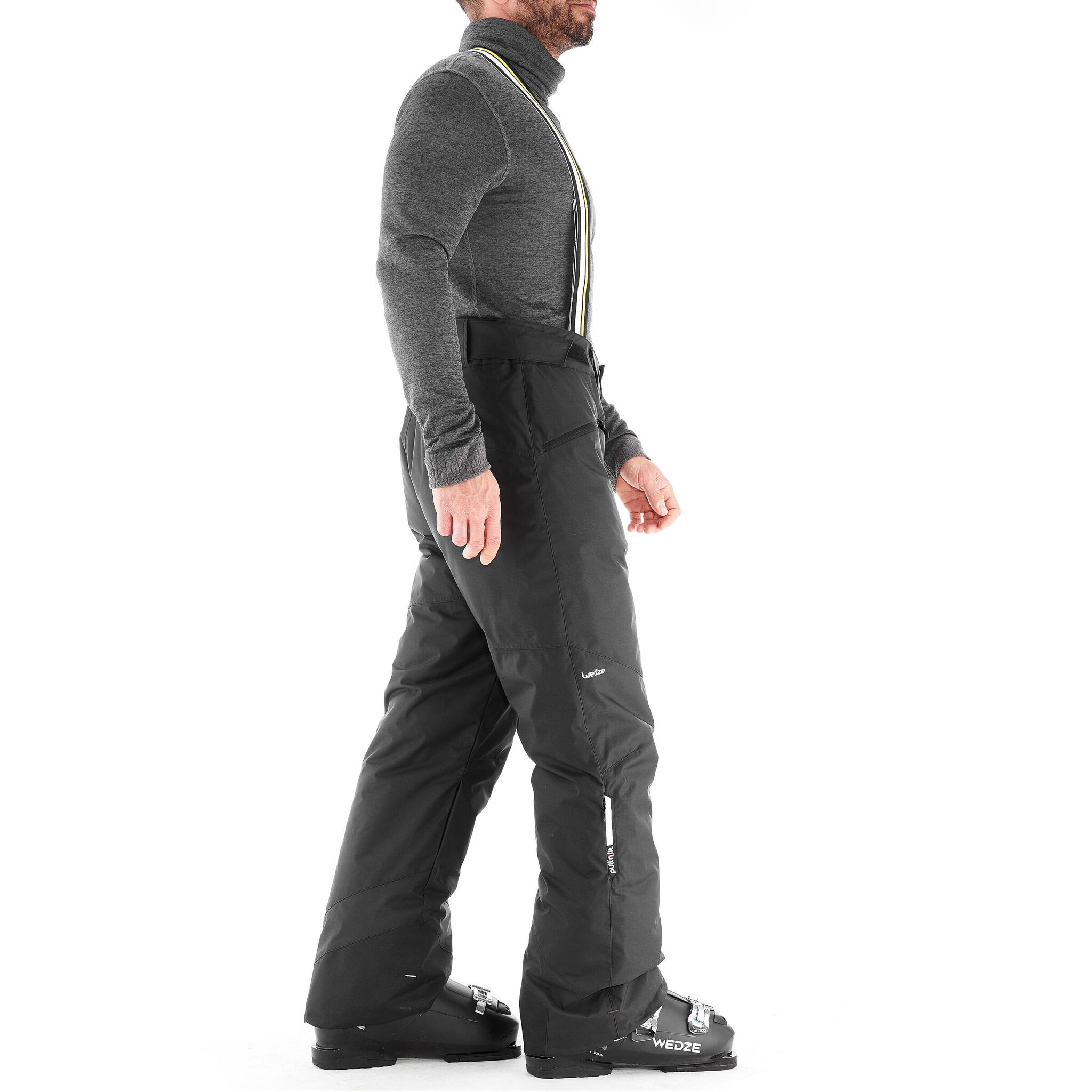 MEN'S SKI TROUSERS 180 BLACK