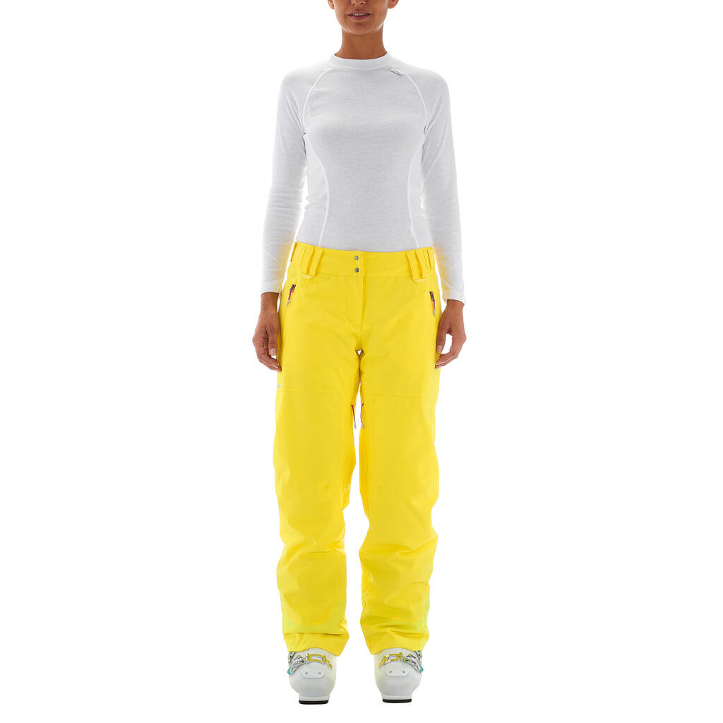 FREE 700 WOMENS SKI AND SNOWBOARD YELLOW TROUSERS