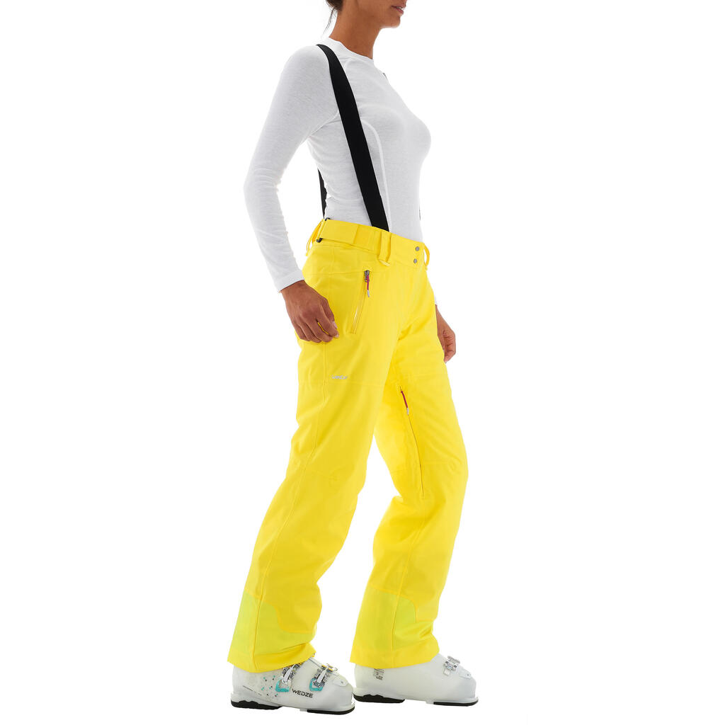 FREE 700 WOMENS SKI AND SNOWBOARD YELLOW TROUSERS