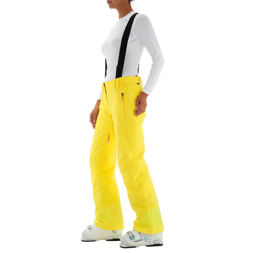 FREE 700 WOMENS SKI AND SNOWBOARD YELLOW TROUSERS