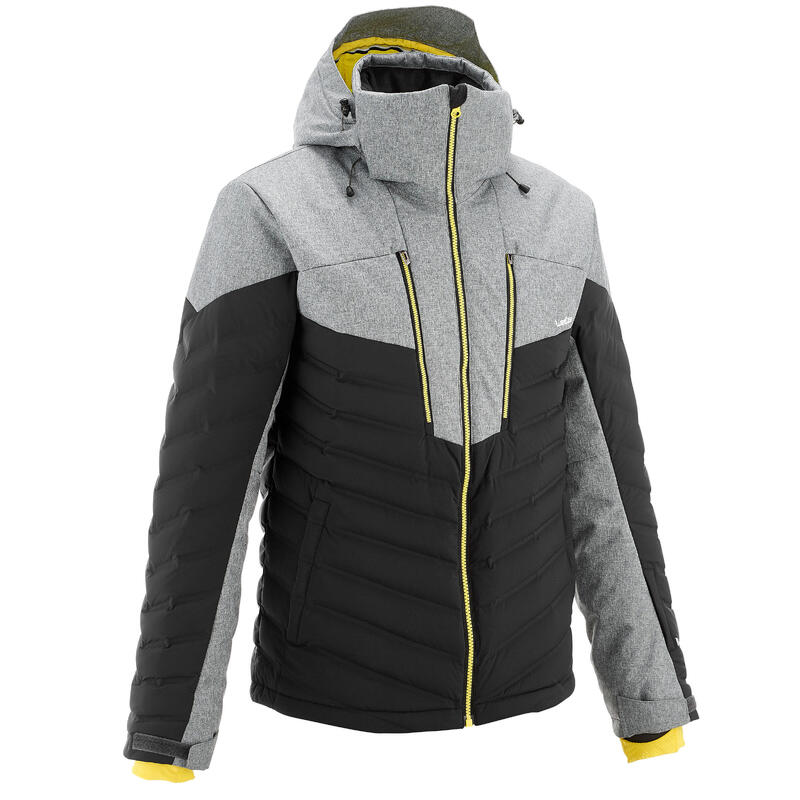 Ski P 900 Men S Warm Piste Jacket Grey Wedze