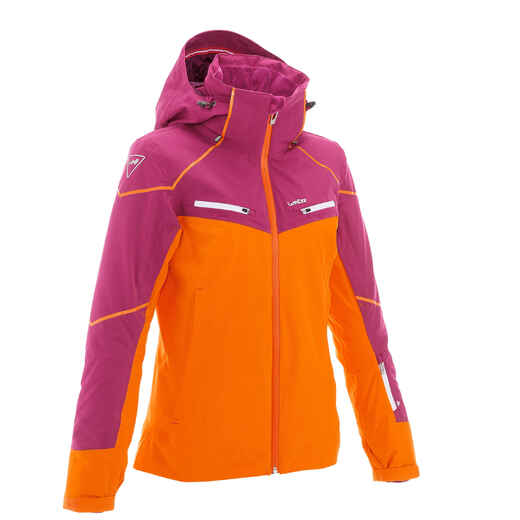 
      Dámska lyžiarska bunda Slide 700 fialovo-oranžová
  