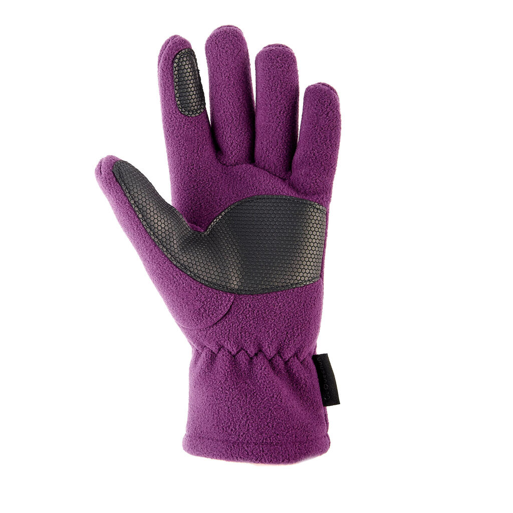 KIDS' HIKING FLEECE GLOVES