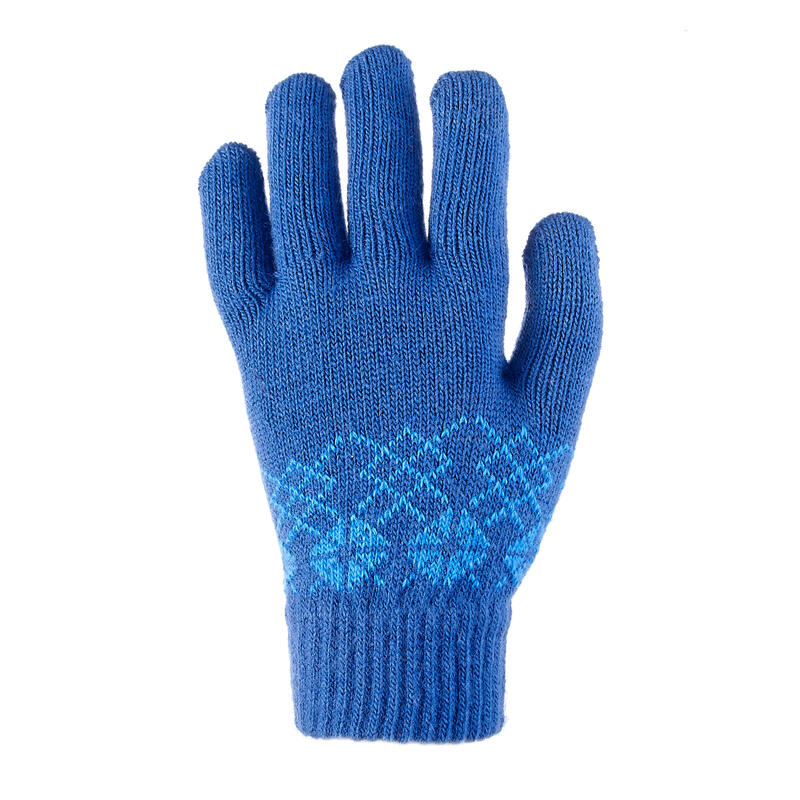 Gants de randonnée enfant MH100 maille bleus Gants de randonnée enfant MH100 maille bleus