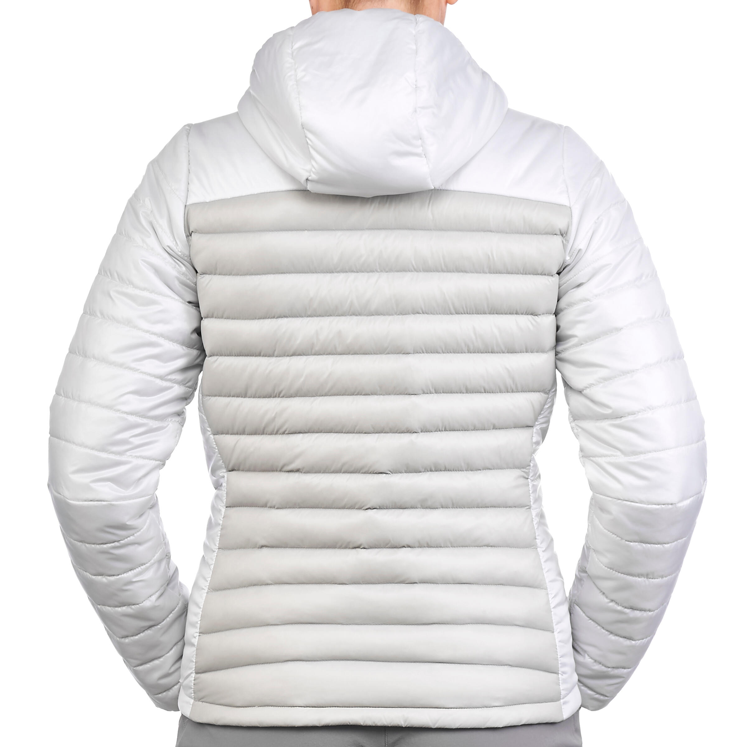 X-Light Women's Quilted Hiking Jacket - Light grey 5/15