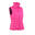 Women's X-Warm pink trekking full down gilet (sleeveless down jacket)