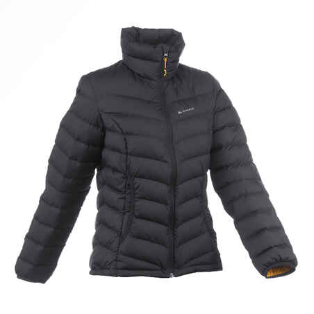 Chaqueta acolchada trekking montaña TREK 900 mujer negro 