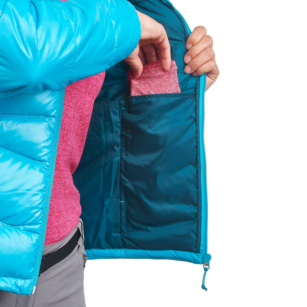 Women's X-Light 2 peacock blue trekking down jacket