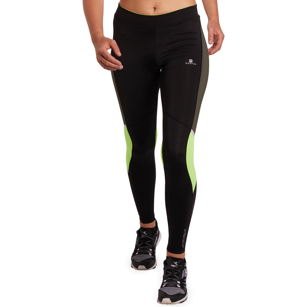 Leggings Energy Xtrem Fitness Cardio Damen kaki/schwarz