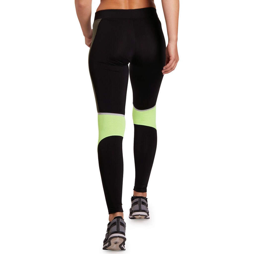 Leggings Energy Xtrem Fitness Cardio Damen kaki/schwarz