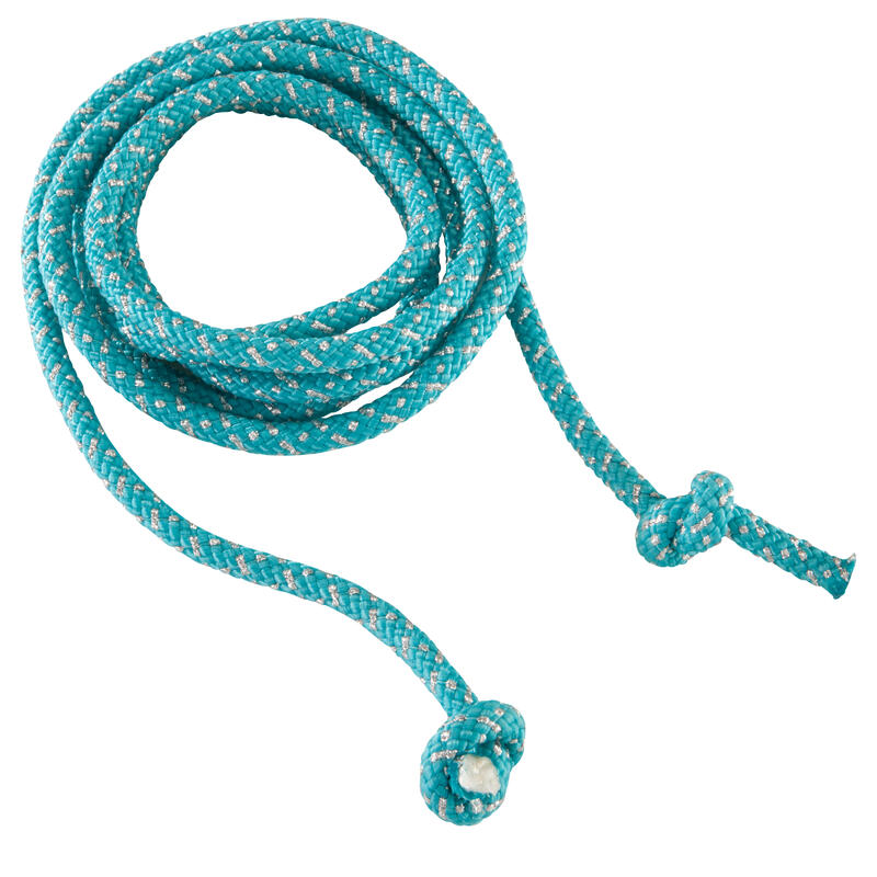 Rhythmic Gymnastics (RG) Rope 165g - Turquoise Glitter