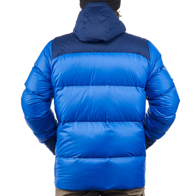Men's Mountain Trekking Down Jacket - Temp Rating -18°C - Trek 900 - blue