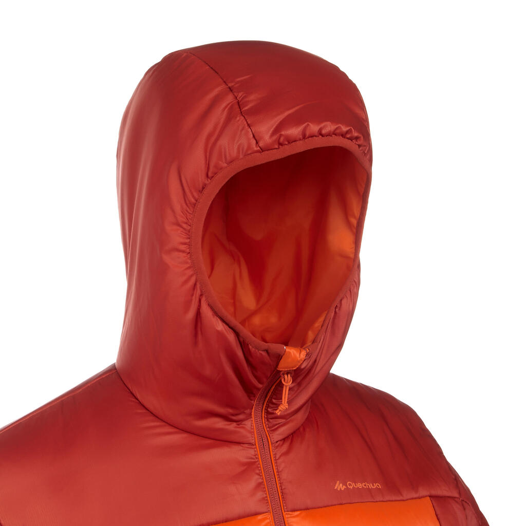 Moška jakna za treking iz puha X-Light – oranžna