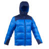 เสื้อแจ็คเก็ตดาวน์สำหรับผู้ชายใส่เทรคกิ้งบนภูเขารุ่น Trek 900 พิกัดอุณหภูมิ -18°C (สีน้ำเงิน)