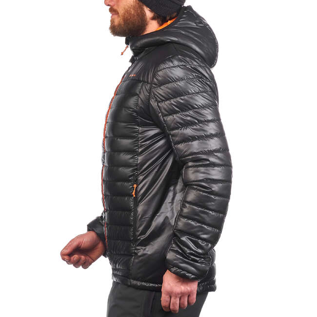 QUECHUA XLight Men's Hiking Down Jacket Black Decathlon