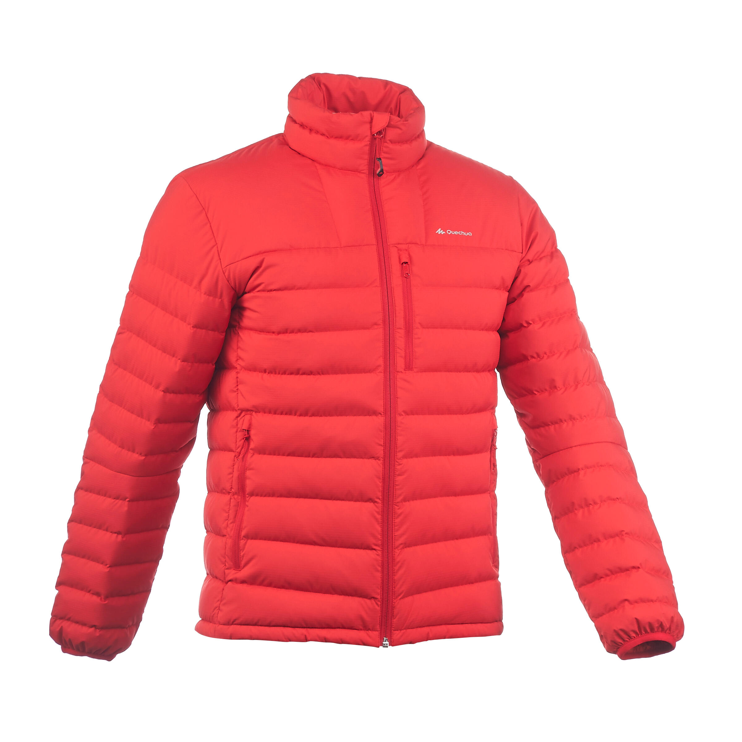 FORCLAZ Men's X-Warm red trekking down jacket